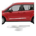 2014-2019 Ford Transit Connect Side Door Molding Trim Stainless Steel Silver 4x