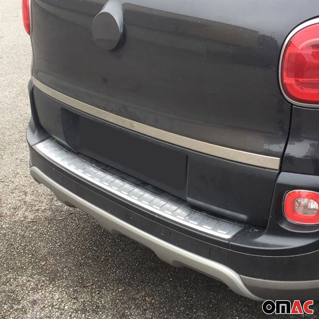 2014-2020 Fiat 500L Rear Trunk Molding Trim Stainless Steel Silver 1Pc