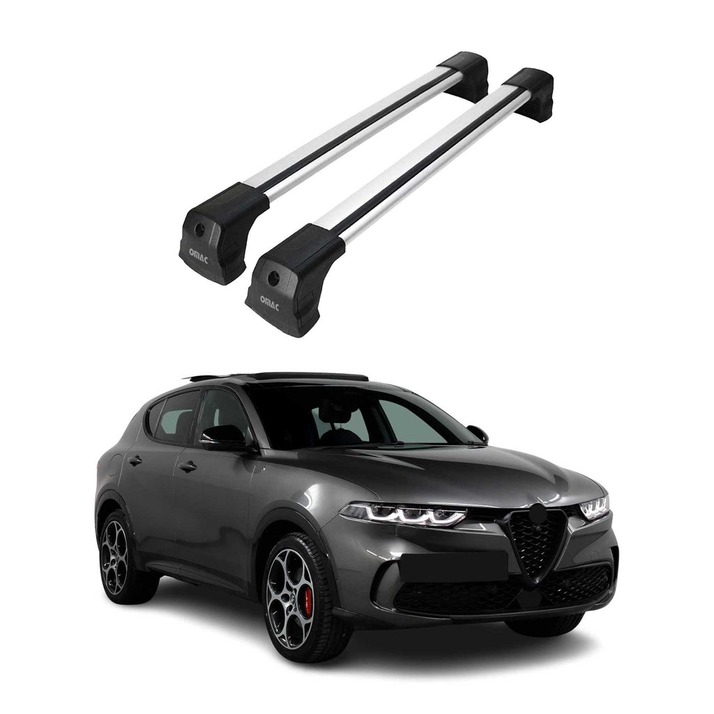 2023-2025 Dodge Hornet Roof Rack Cross Bars Silver