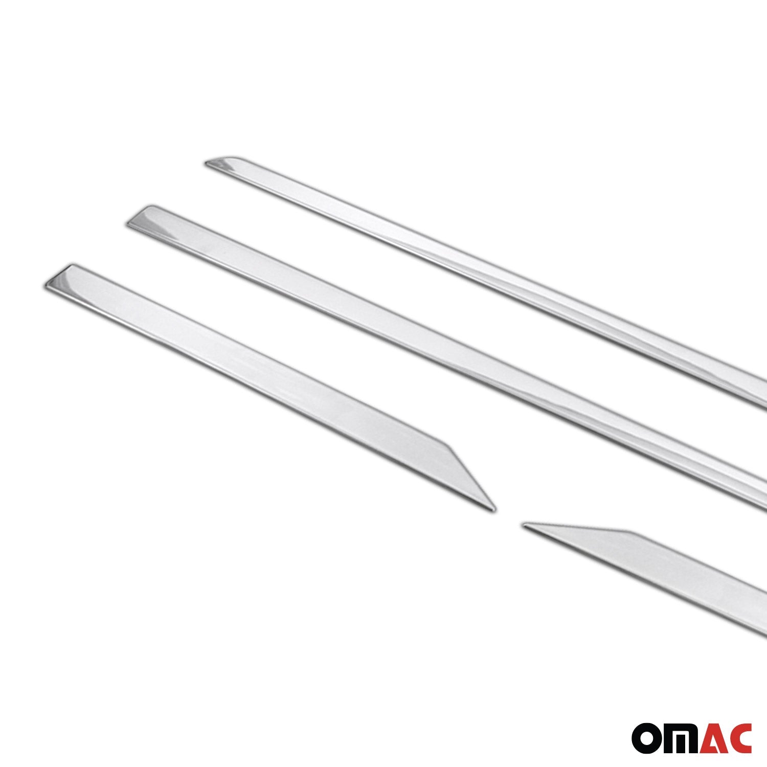 2011-2017 Lexus CT 200h Side Door Molding Trim Skirt Garnish Stainless Steel Silver 4Pcs