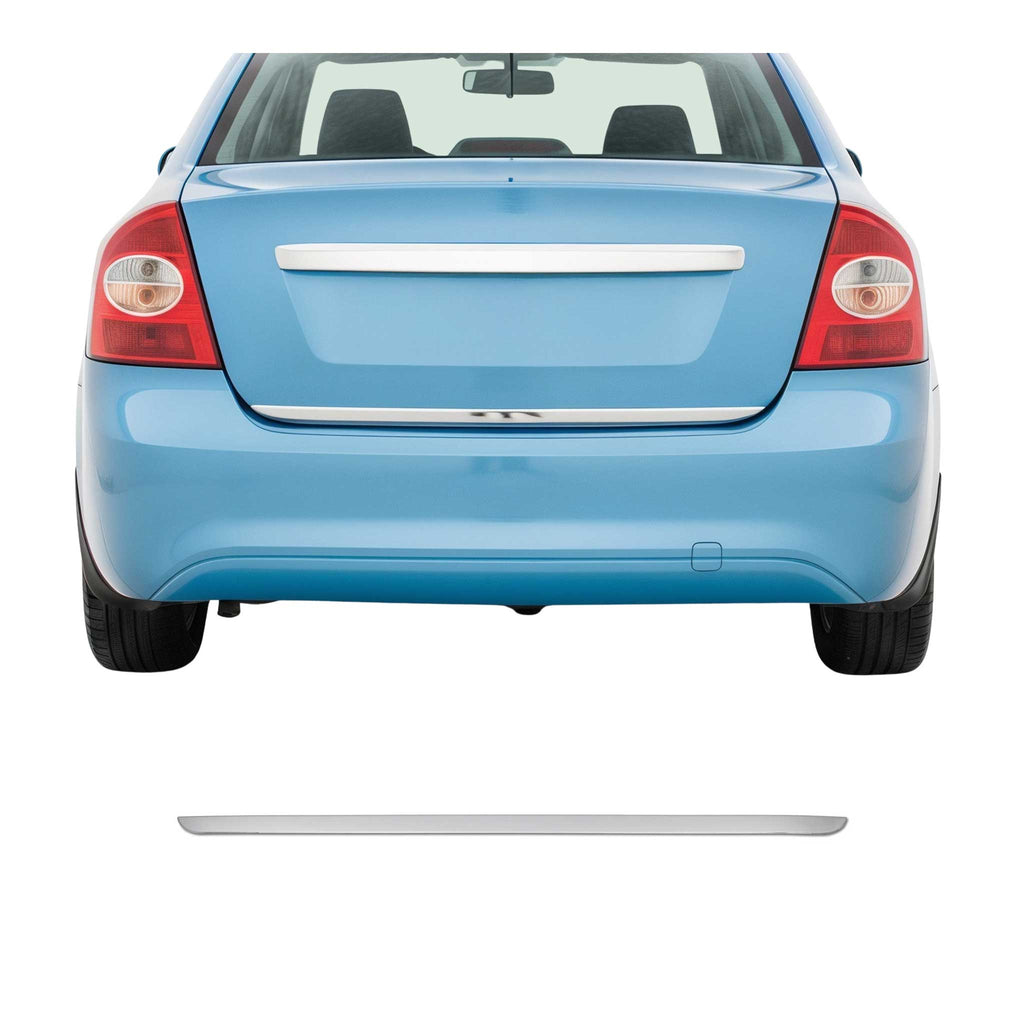 2012-2014 Ford Focus Sedan Rear Trunk Lid Molding Trim Stainless Steel