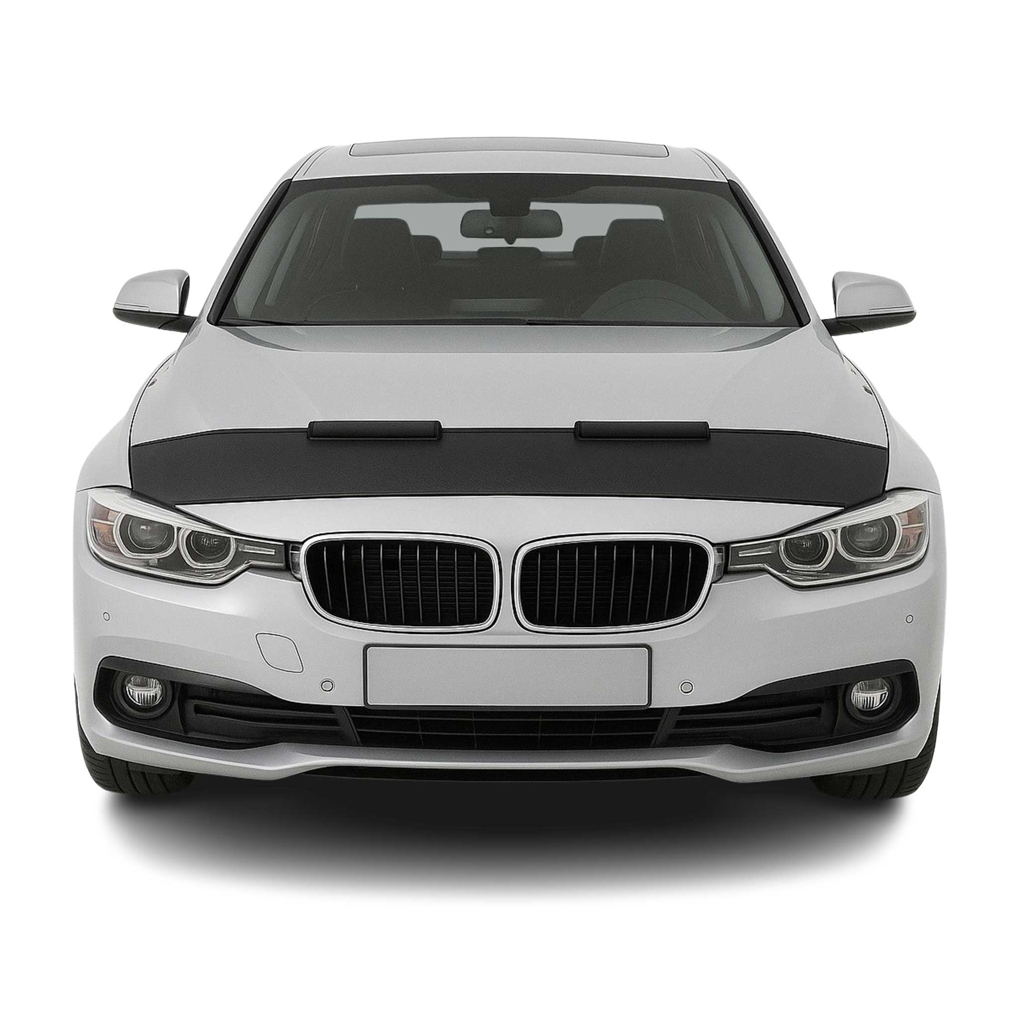 2011-2019 BMW Series 3 F30 F31 F35 Car Bonnet Mask Hood Bra Black