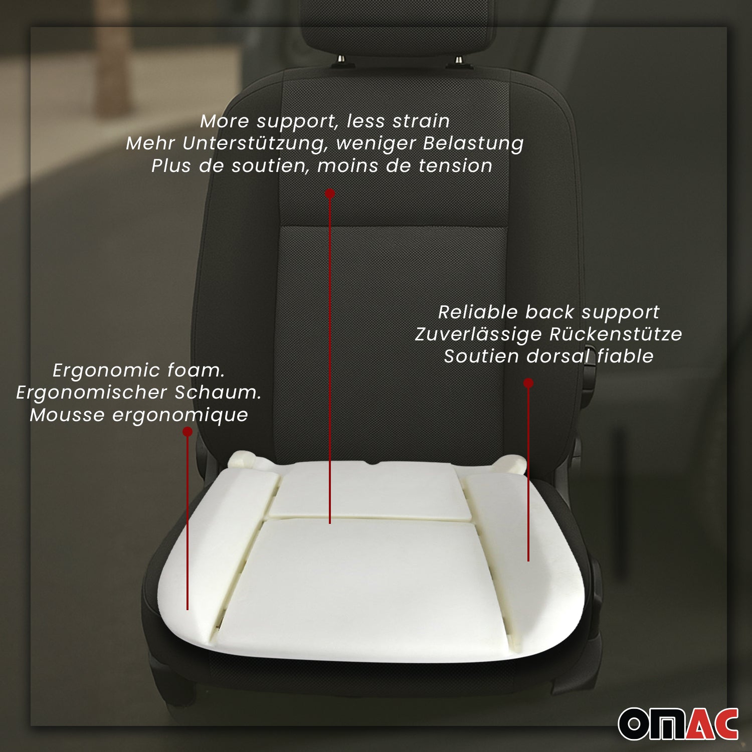 2015-2022 RAM ProMaster City Seat Cushion Foam Pad Driver Bottom