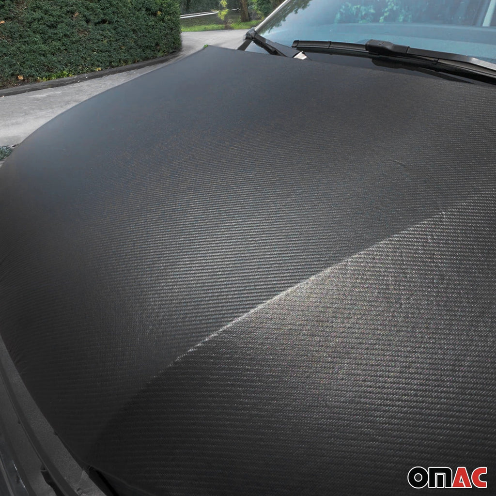 2015-2026 Ford Transit Car Bonnet Mask Hood Bra Carbon Black Full Coverage