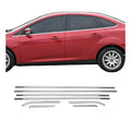 2012-2018 Ford Focus Sedan Window Molding Trim Streamer Stainless Steel