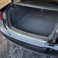 2012-2018 Audi A6 S6 Sedan Rear Bumper Sill Cover Protector Brushed Stainless Steel