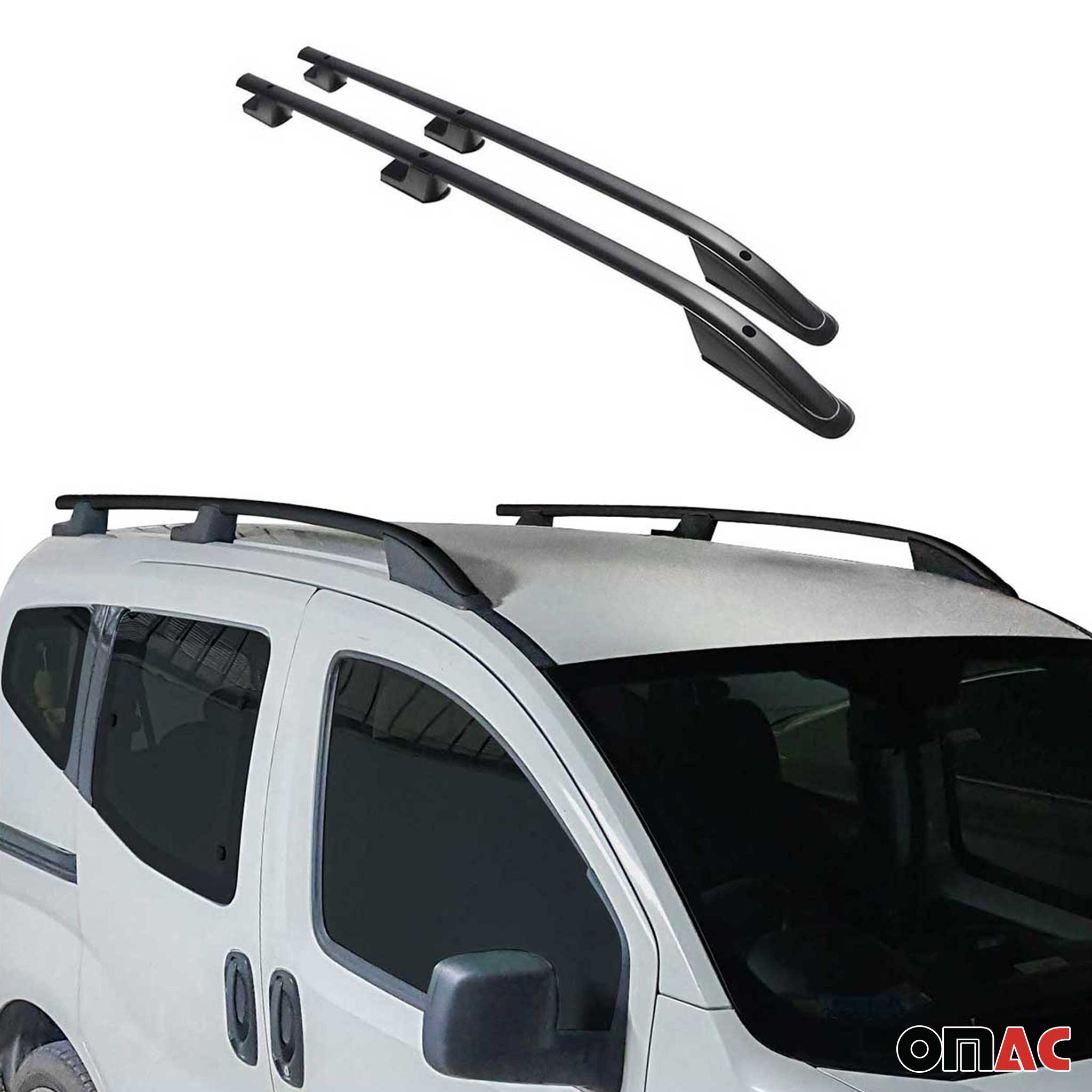 2010-2020 VW Amarok Roof Rack Rails Side Rails Black