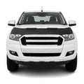2019-2023 Ford Ranger Car Bonnet Mask Hood Bra Diamond Half Black