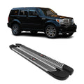 2007-2012 Dodge Nitro Running Boards Side Steps Silver & Black