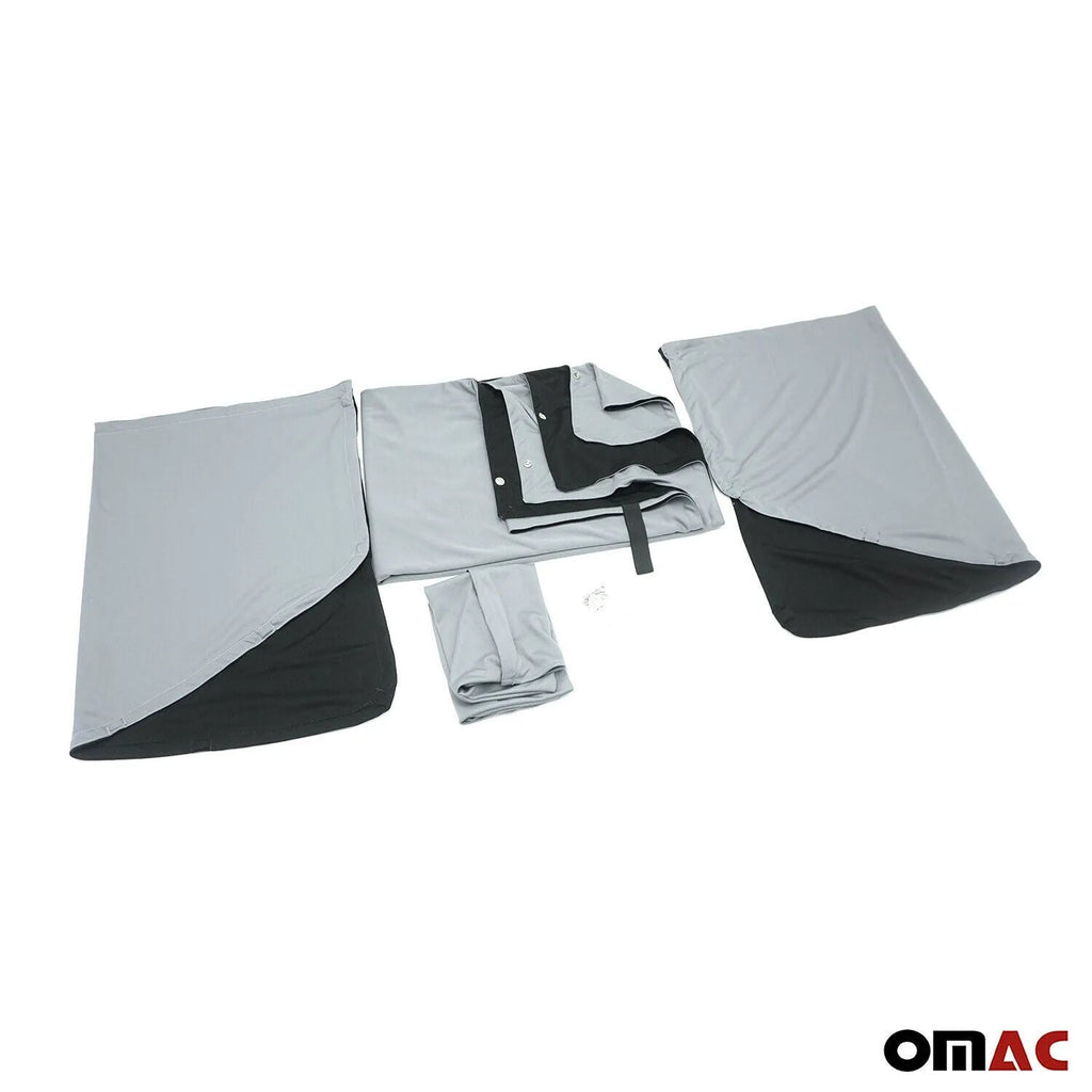 2014-2021 Ford Transit Connect Magnetic Curtains UV Protection Grey Black
