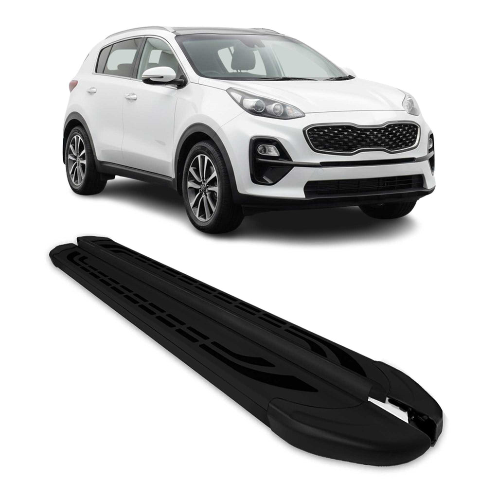 2016-2021 Hyundai Tucson Running Boards Side Steps Black