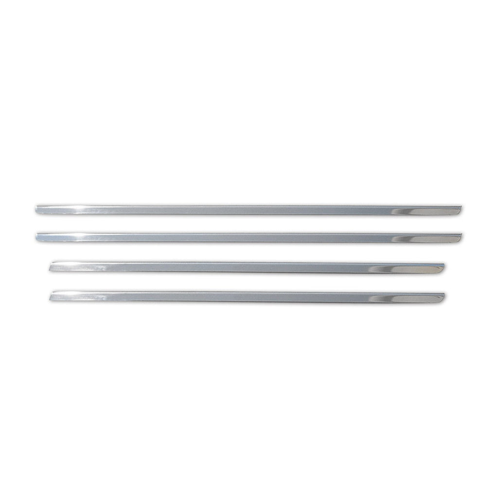 2004-2009 Mercedes E Class W211 Sedan Window Molding Trim Streamer Stainless Steel 4x