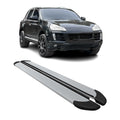 2003-2010 Porsche Cayenne Running Boards Side Steps Silver
