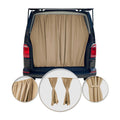 RAM ProMaster City Trunk Tailgate Curtain Beige 2 Privacy Curtains