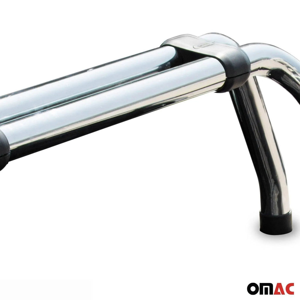 2010-2020 VW Amarok Sport Bar Truck Bed Chase Roll Bar Stainless Steel Silver 1Pc