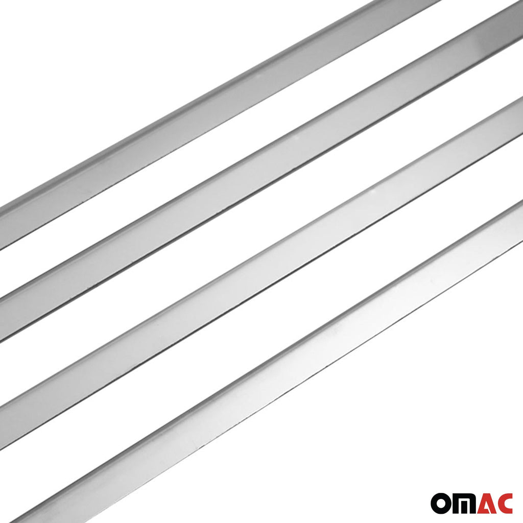 2008-2015 Land Rover LR2 Window Molding Trim Streamer Stainless Steel 4x