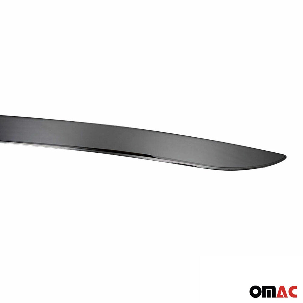 2015-2021 VW Golf Mk7 Rear Trunk Molding Trim Stainless Steel Dark 1Pc