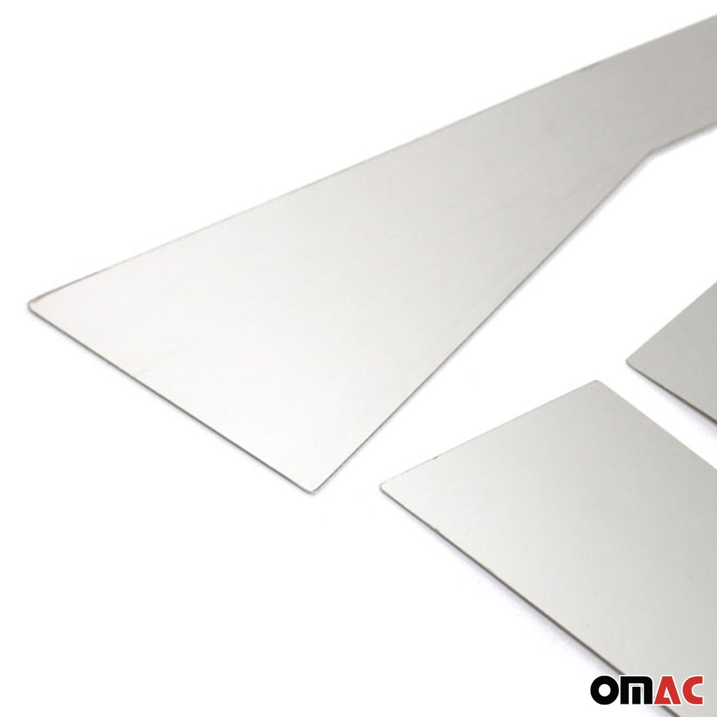 2012-2016 Honda CR-V Window B Pillar Posts Door Trim Cover Stainless Steel Silver 6x