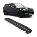 2014-2022 Land Rover Range Rover Sport Running Boards Side Steps Silver & Black