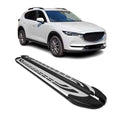 2017-2025 Mazda CX-5 2.gen Running Boards Side Steps Silver & Black