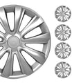 New York Hub Caps Wheel Cover 16" Silver Full Set 4 pcs.