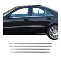 2004-2009 Mercedes E Class W211 Sedan Window Molding Trim Streamer Stainless Steel 4x