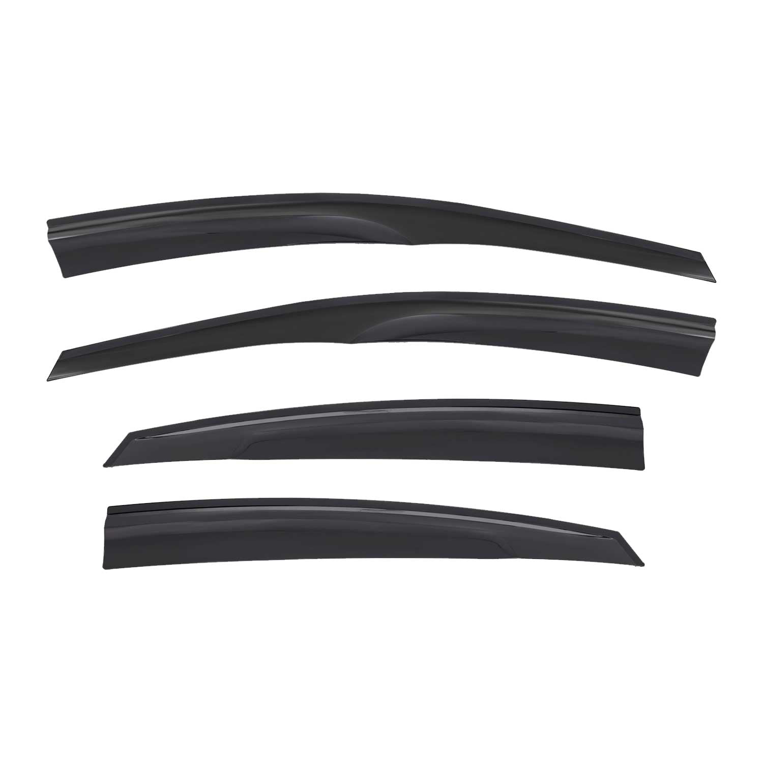 2011-2020 Hyundai Elantra Sedan Window Visor Vent Rain Deflector 4Pcs Smoke