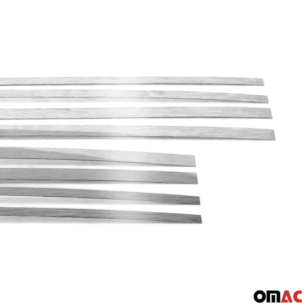 1988-1994 Mercedes E Class W124 Door Sill Scuff Plate Stainless Steel Brushed 8x