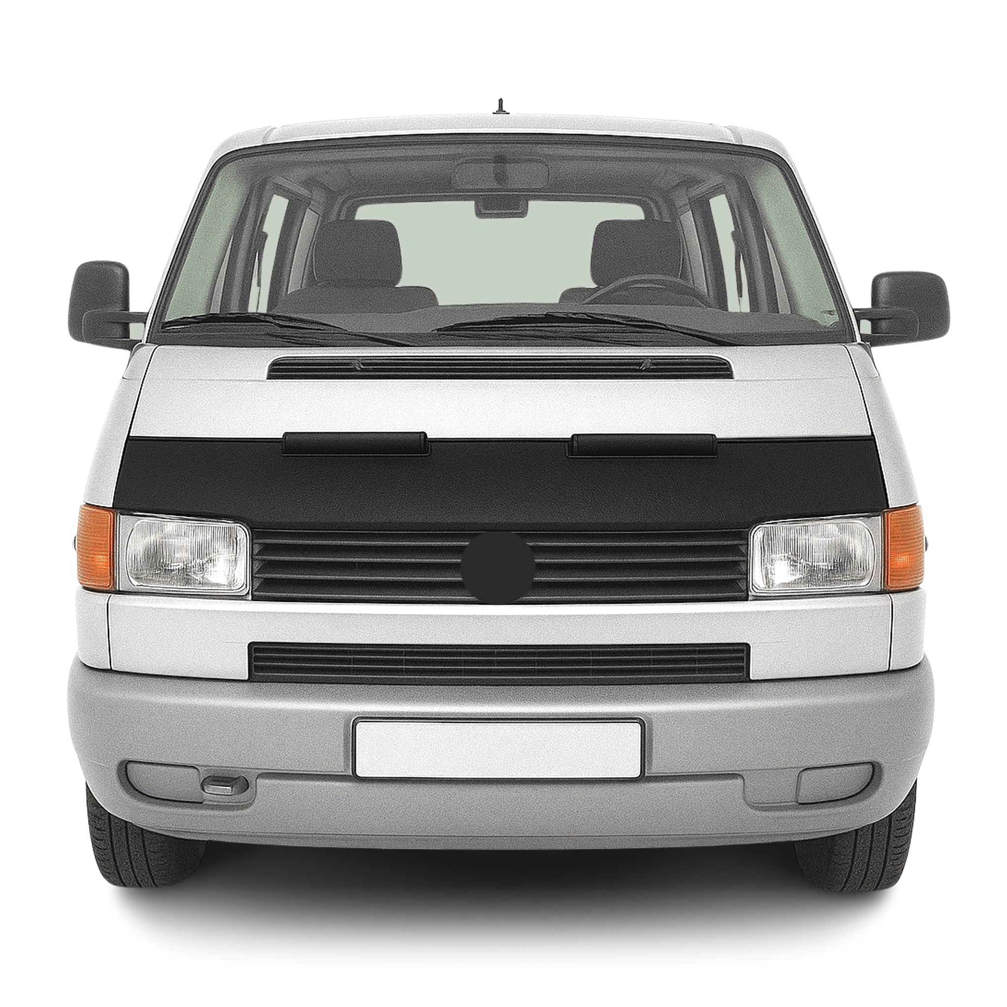 1993-2003 VW Eurovan Car Bonnet Mask Hood Bra Short End Black 1 Pc