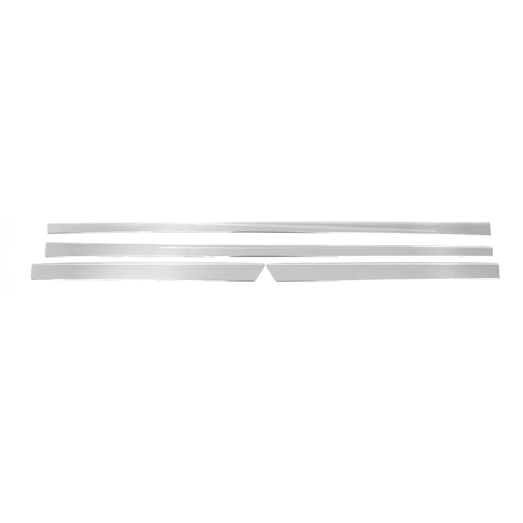 2011-2016 Kia Sportage Side Door Molding Trim Skirt Garnish Stainless Steel Silver 4Pcs