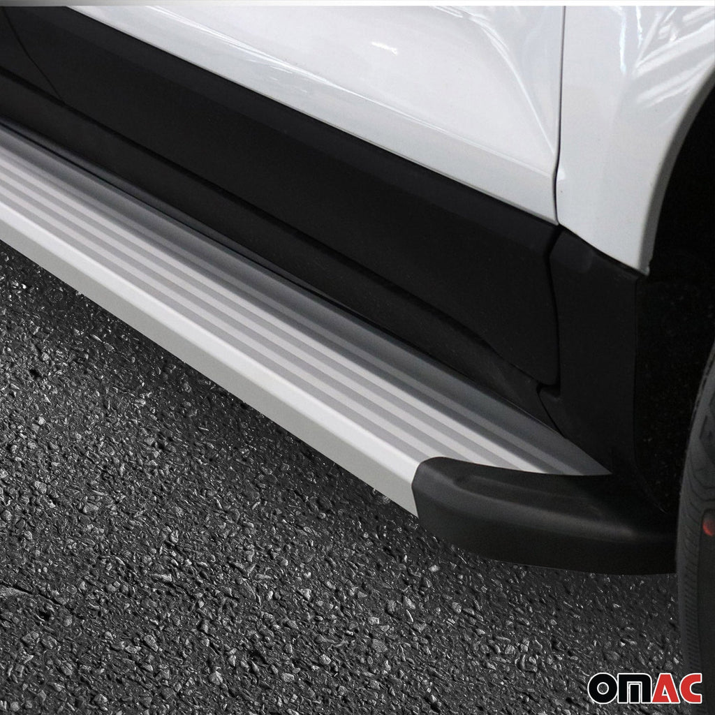 2011-2020 Mazda BT-50 Double Cab Running Boards Side Steps Silver