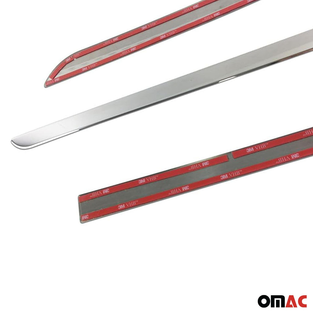 2015-2016 Kia Sportage Side Door Molding Trim Skirt Garnish Stainless Steel Silver 4Pcs