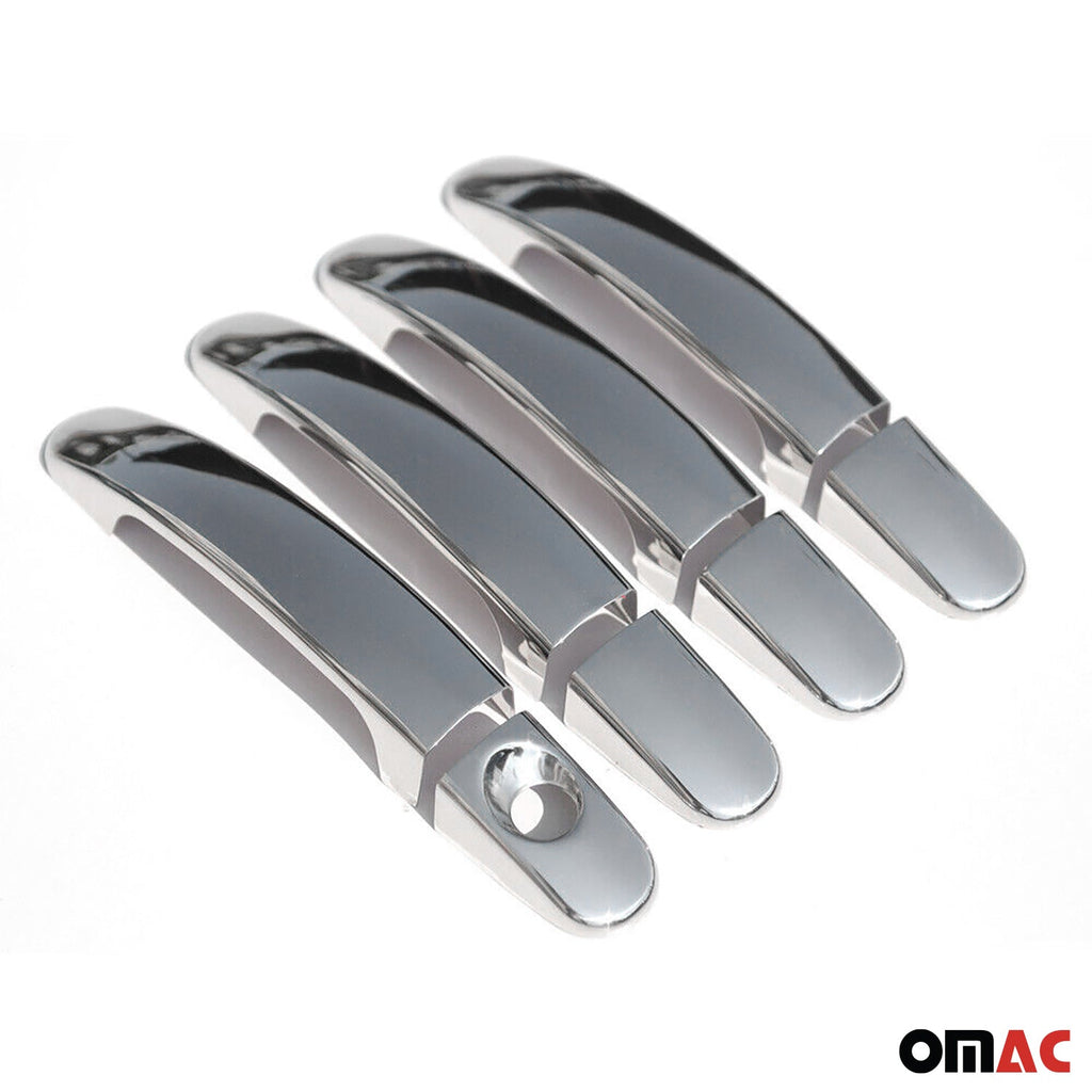 2014-2023 Ford Transit Connect Car Door Handle Cover Protector Steel Chrome 8 Pcs