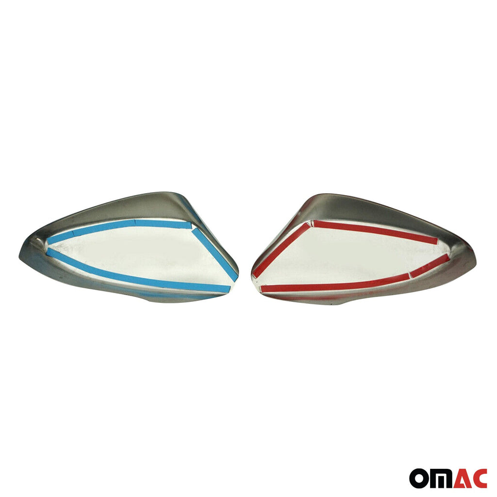 2011-2017 Hyundai Elantra /Accent /Veloster (with indicator) Mirror Cover Caps Stainless Steel with Signal