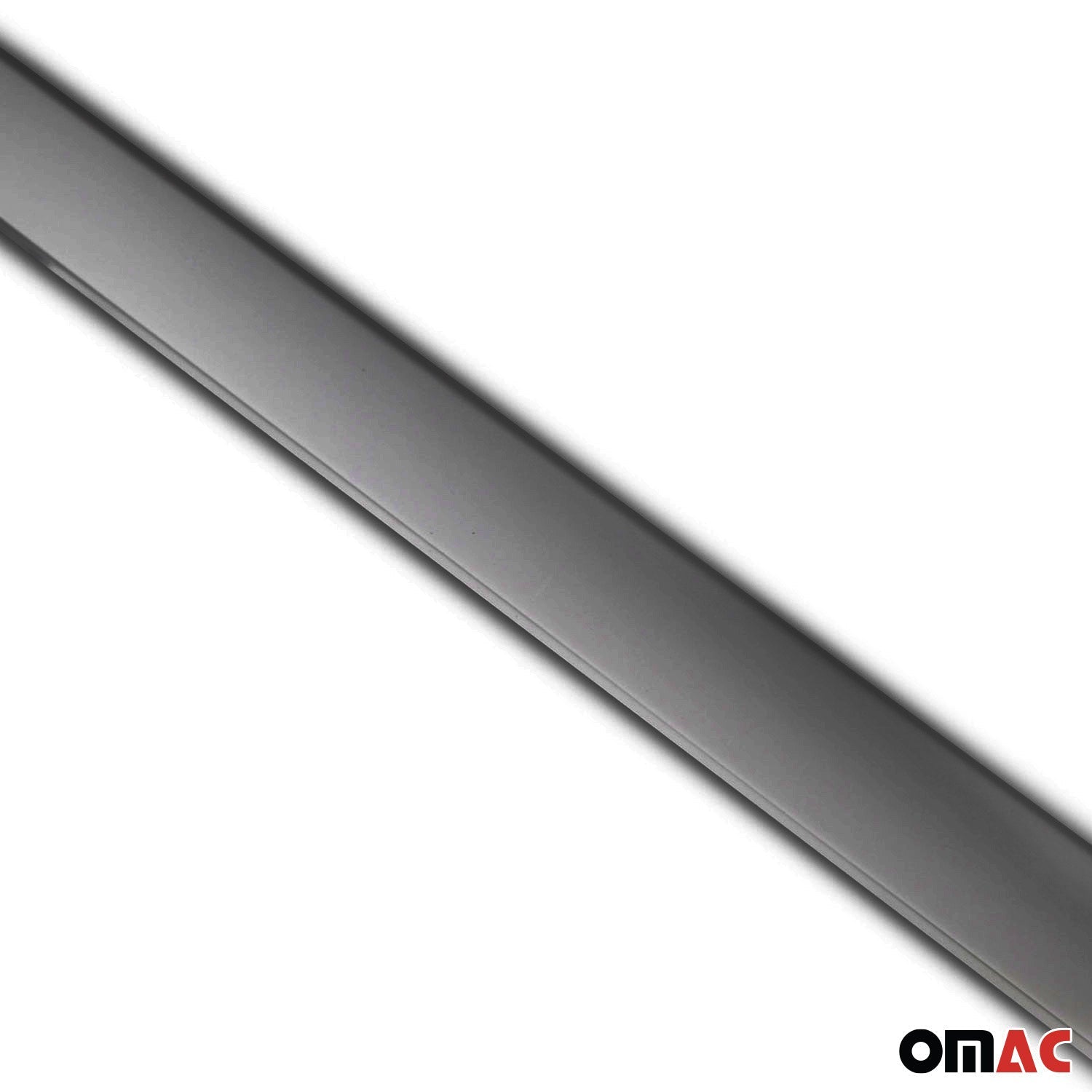 2007-2015 Smart ForTwo Rear Trunk Molding Trim Stainless Steel Dark 1Pc