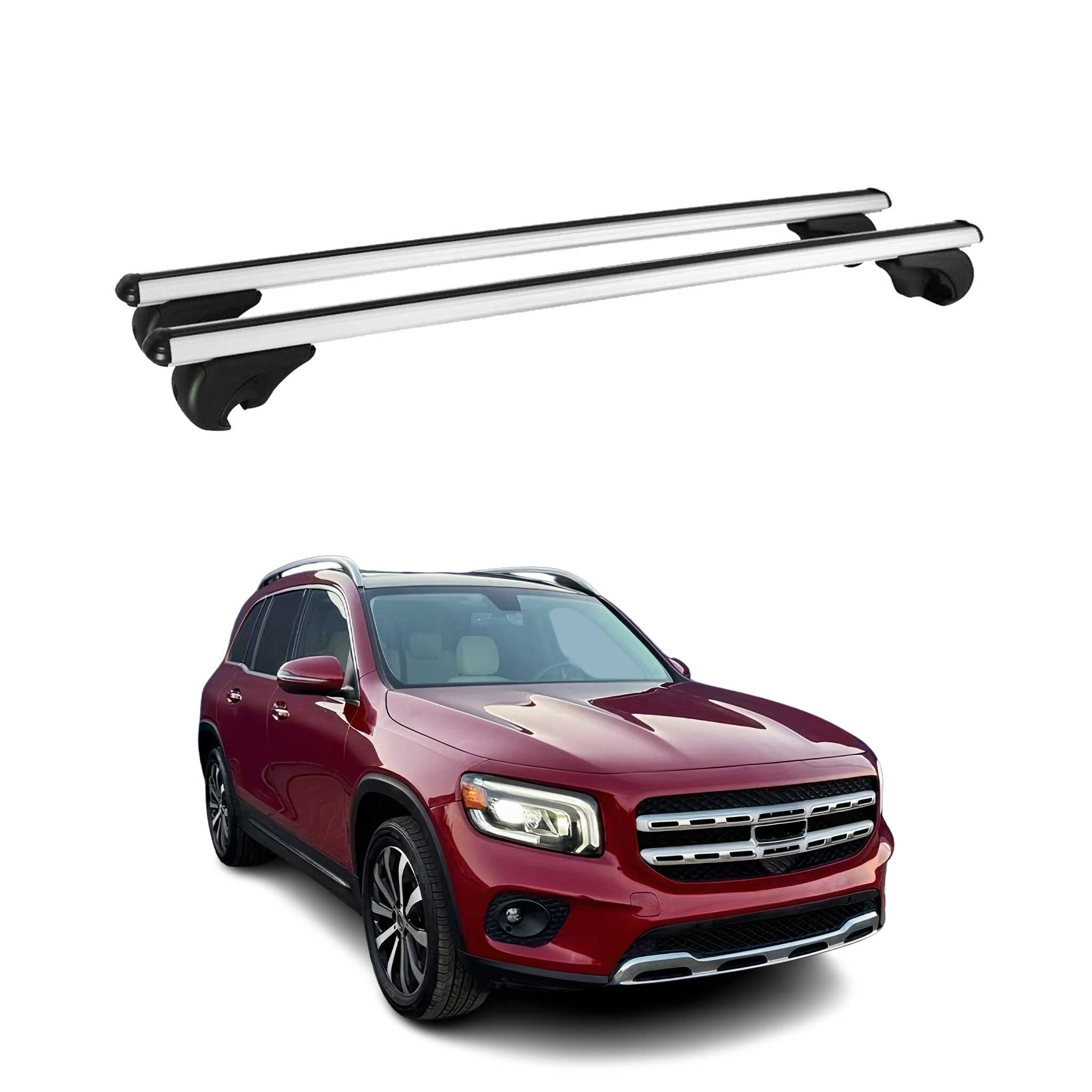2020-2026 Mercedes GLB Class X257 Roof Rack Cross Bars Silver