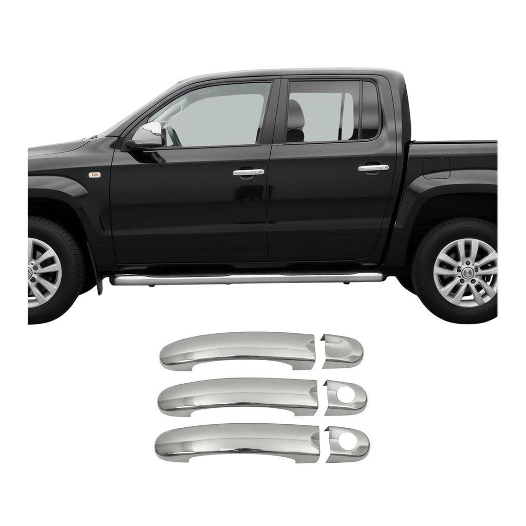 2011-2018 VW Touareg Car Door Handle Cover Protector Stainless Steel Chrome 8 Pcs