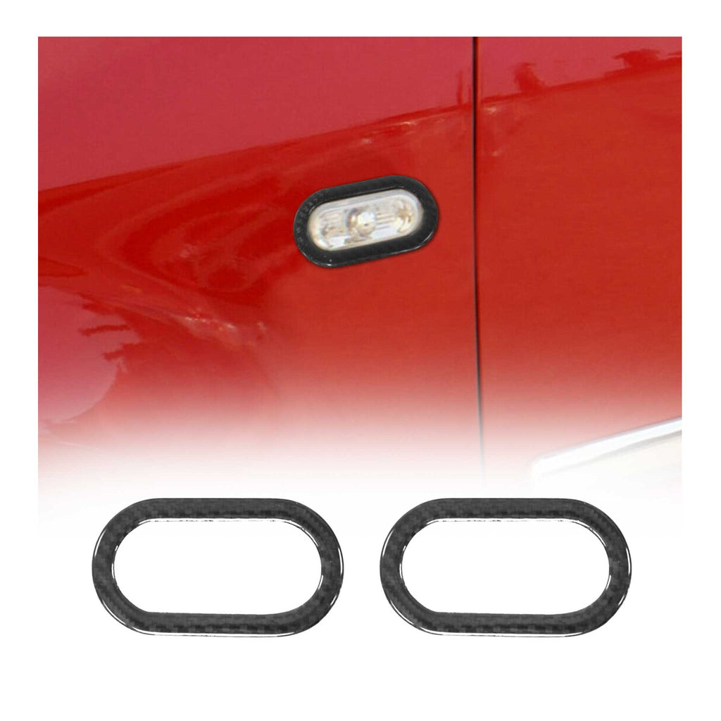 2006-2012 Ford Fusion Genuine Carbon Side Indicator Signal Cover 2 Pcs