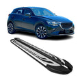 2016-2021 Mazda CX-3 Running Boards Side Steps Silver & Black