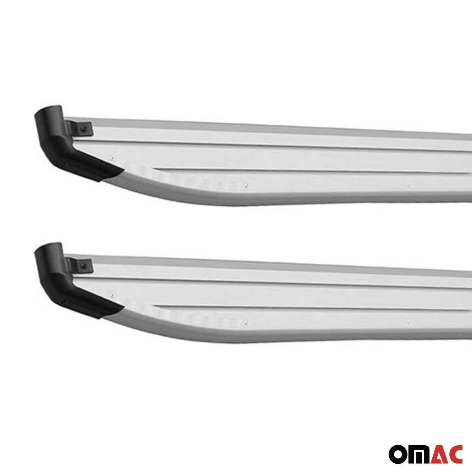 2016-2022 Honda HR-V Running Boards Side Steps Silver & Black