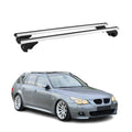 2006-2009 BMW 5 Series E61 Wagon Roof Rack Cross Bars Silver