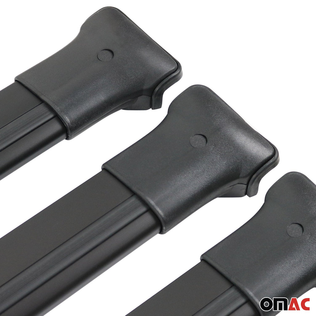 2014-2026 RAM ProMaster Roof Rack Cross Bars 3Pcs Black