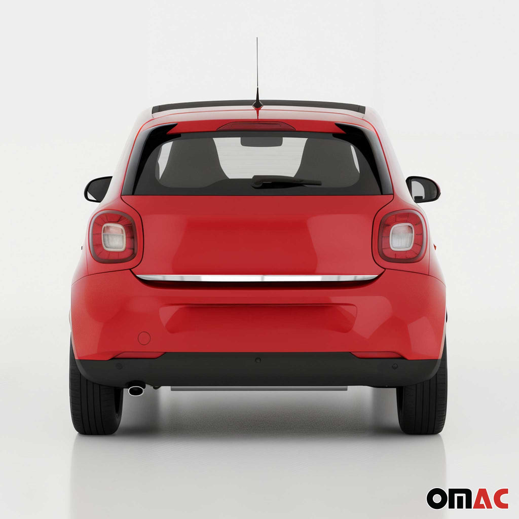 2014-2019 Smart Forfour Rear Trunk Molding Trim Stainless Steel Silver 1Pc