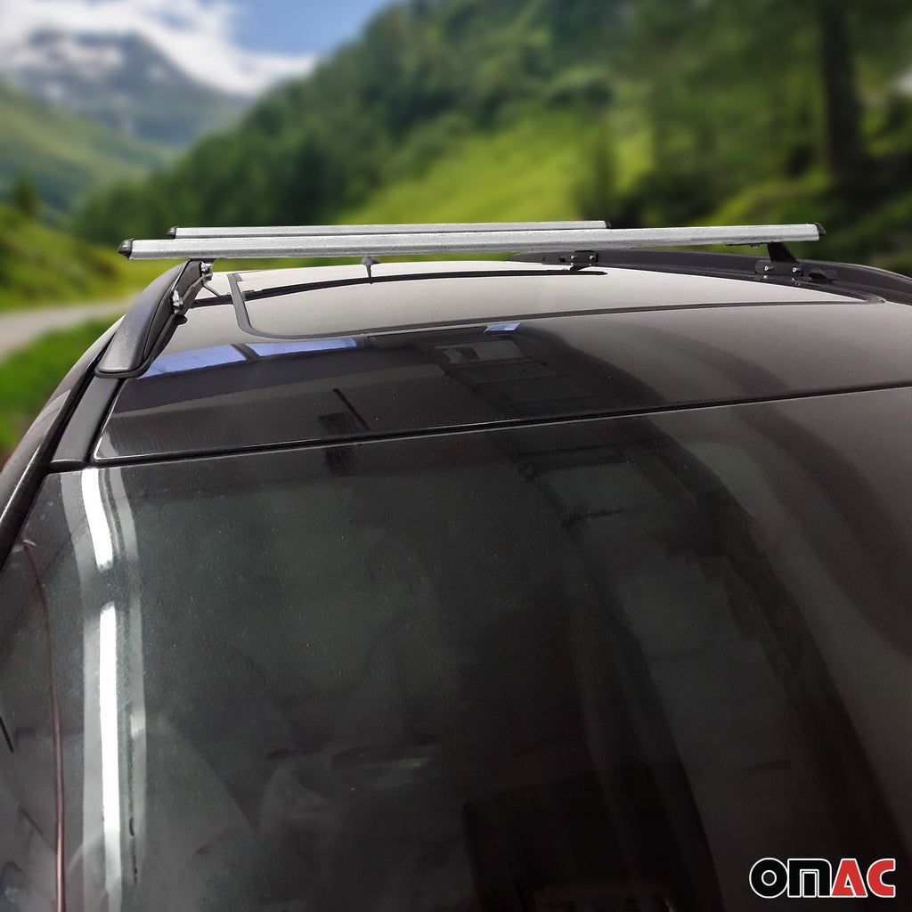 2017-2026 Jeep Compass Roof Rack Cross Bars Silver