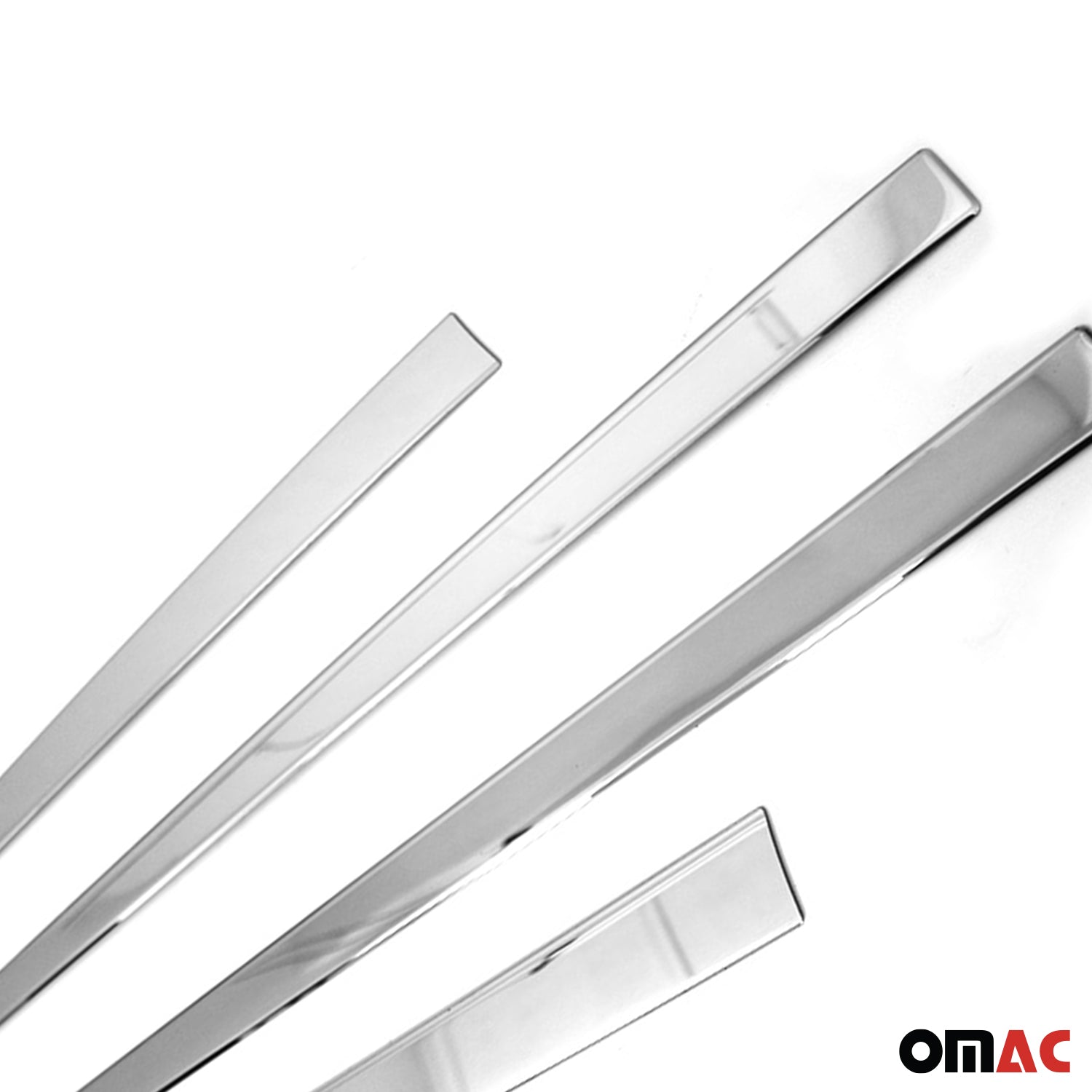2015-2021 VW Golf GTI MK7 Window Molding Trim Streamer Stainless Steel Silver 4 Pcs
