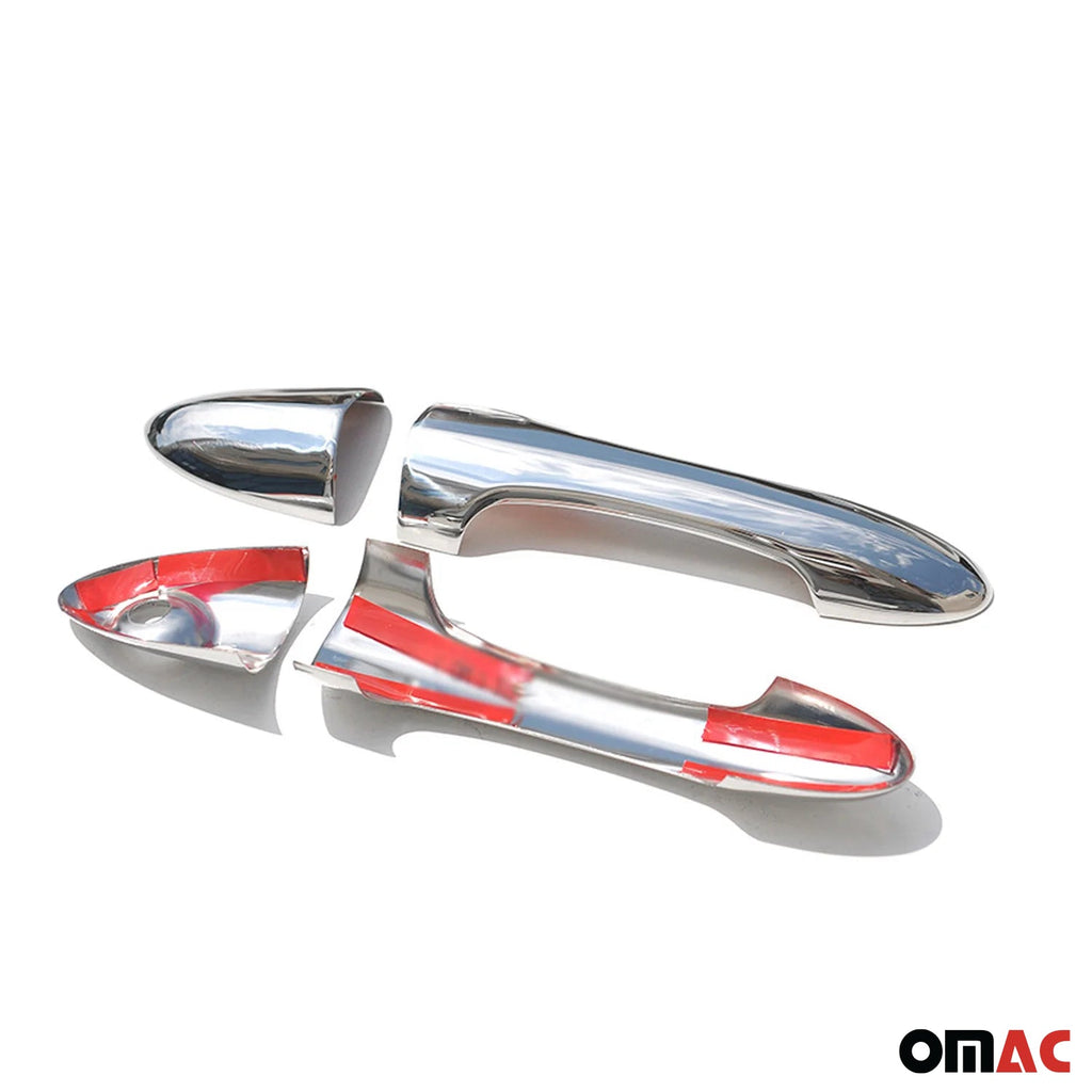 2000-2007 Ford Focus Hatchback Car Door Handle Cover Protector Stainless Steel 4 Pcs