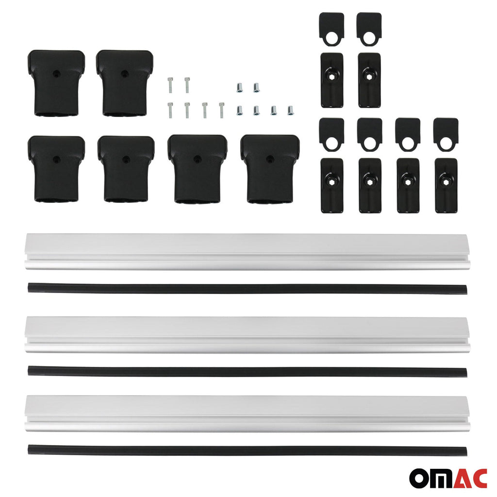 2014-2026 RAM ProMaster Roof Rack Cross Bars 3Pcs Silver