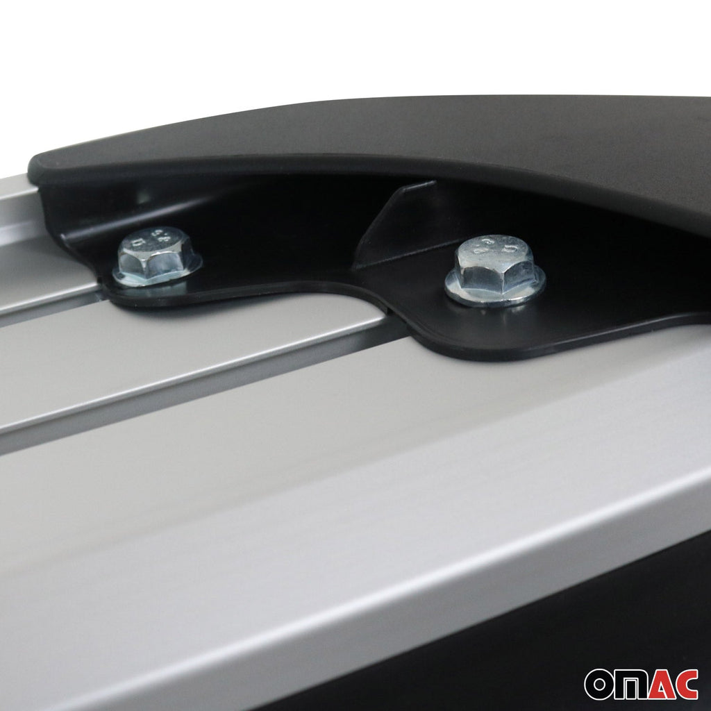 2011-2020 Mazda BT-50 Double Cab Running Boards Side Steps Silver