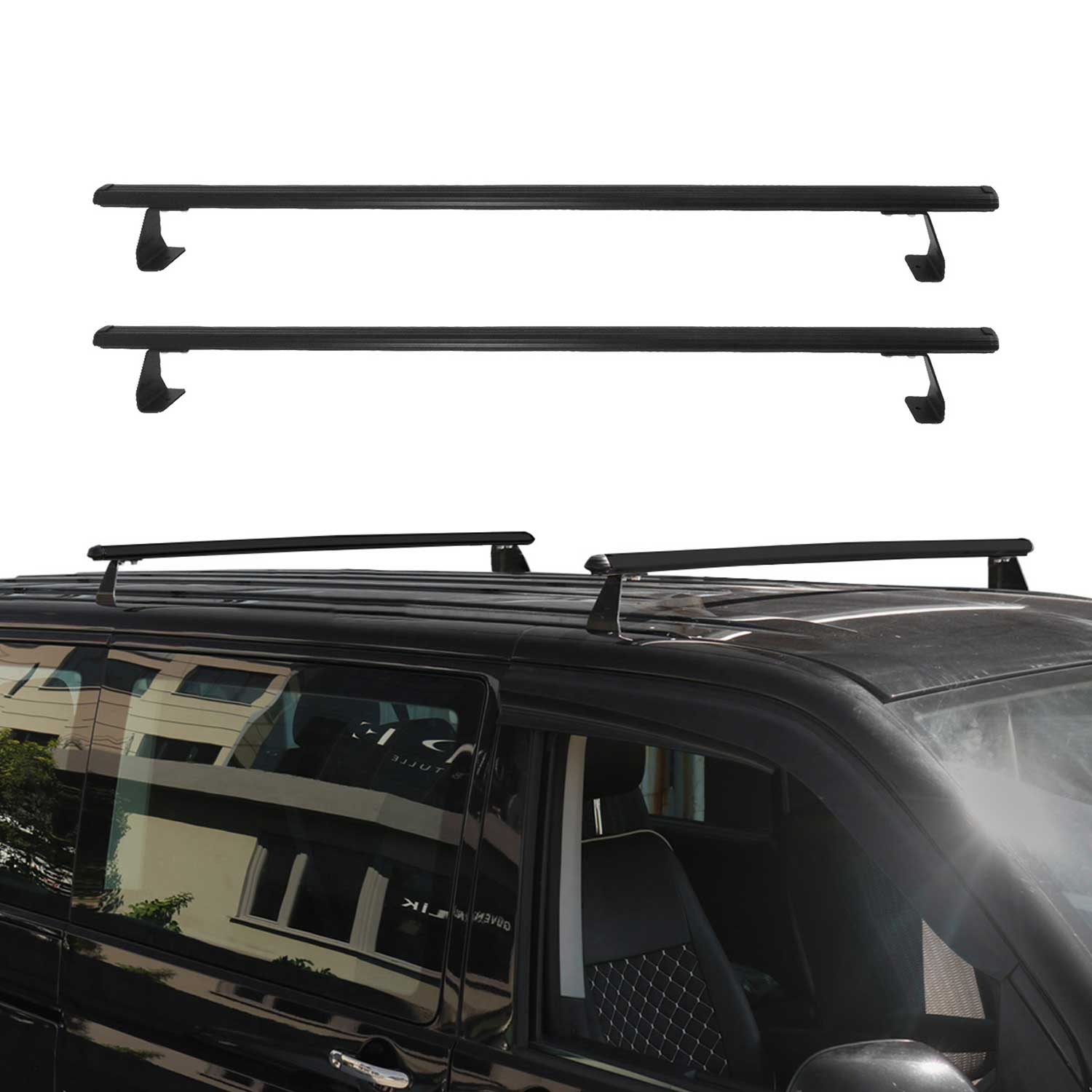 2003-2012 Land Rover Range Rover Roof Rack Cross Bars Black