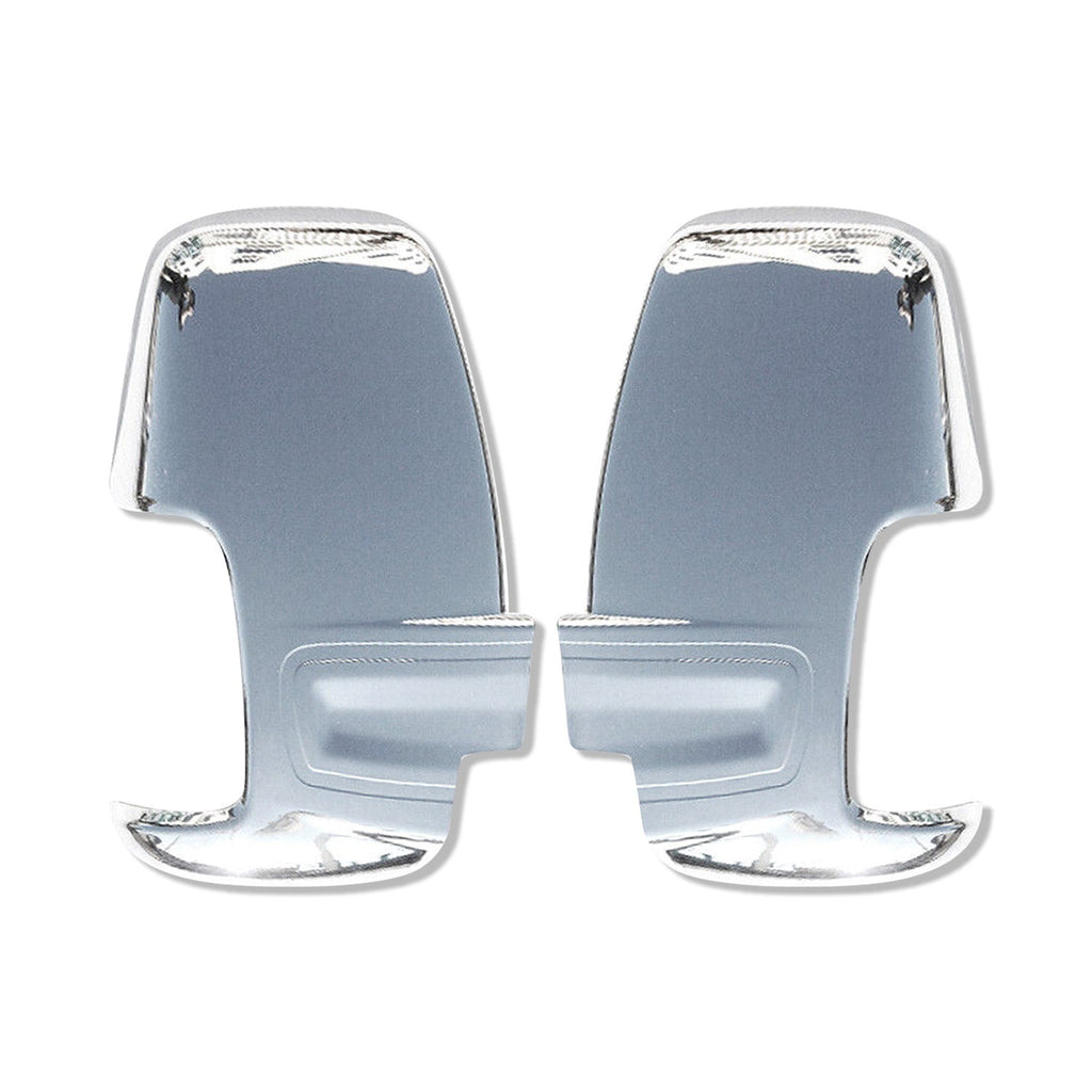 2015-2026 Ford Transit Side Mirror Cover Caps Stainless Steel Chrome Silver 2 Pcs